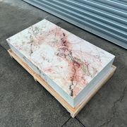Block Coffee Table - Peach Pink Rose Marble gallery detail image