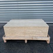 Block Coffee Table - Travertine gallery detail image