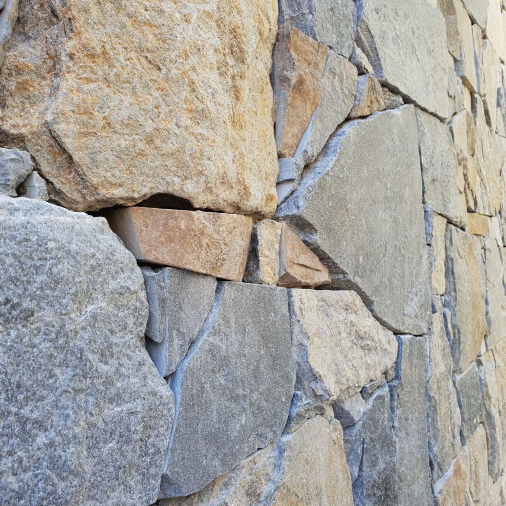 Blue Steel Random Wall Cladding gallery detail image