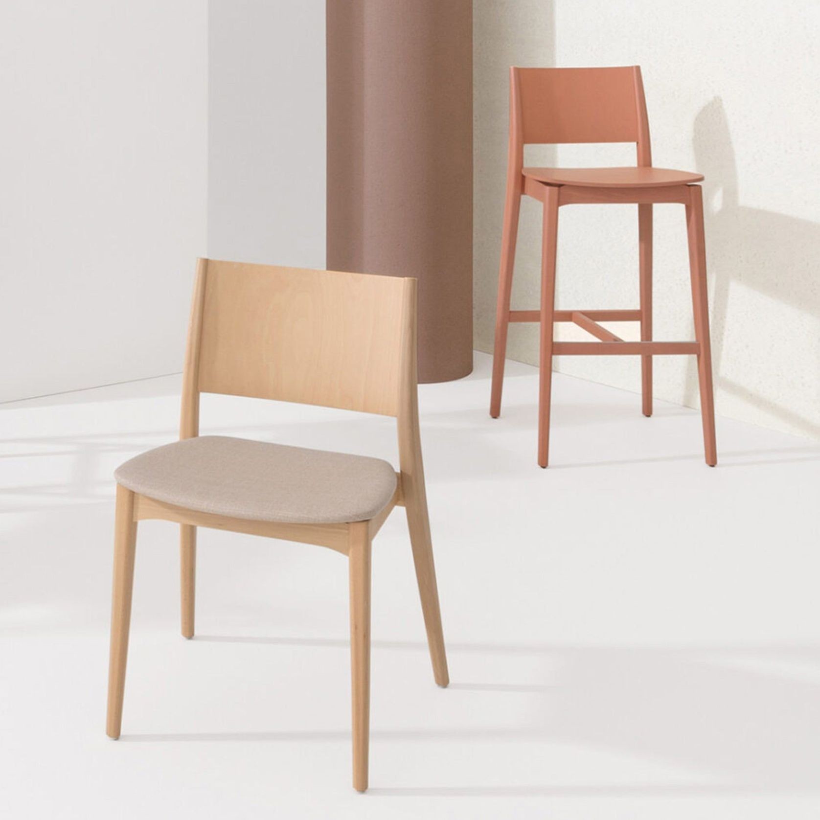 Blazer Wooden Stool gallery detail image