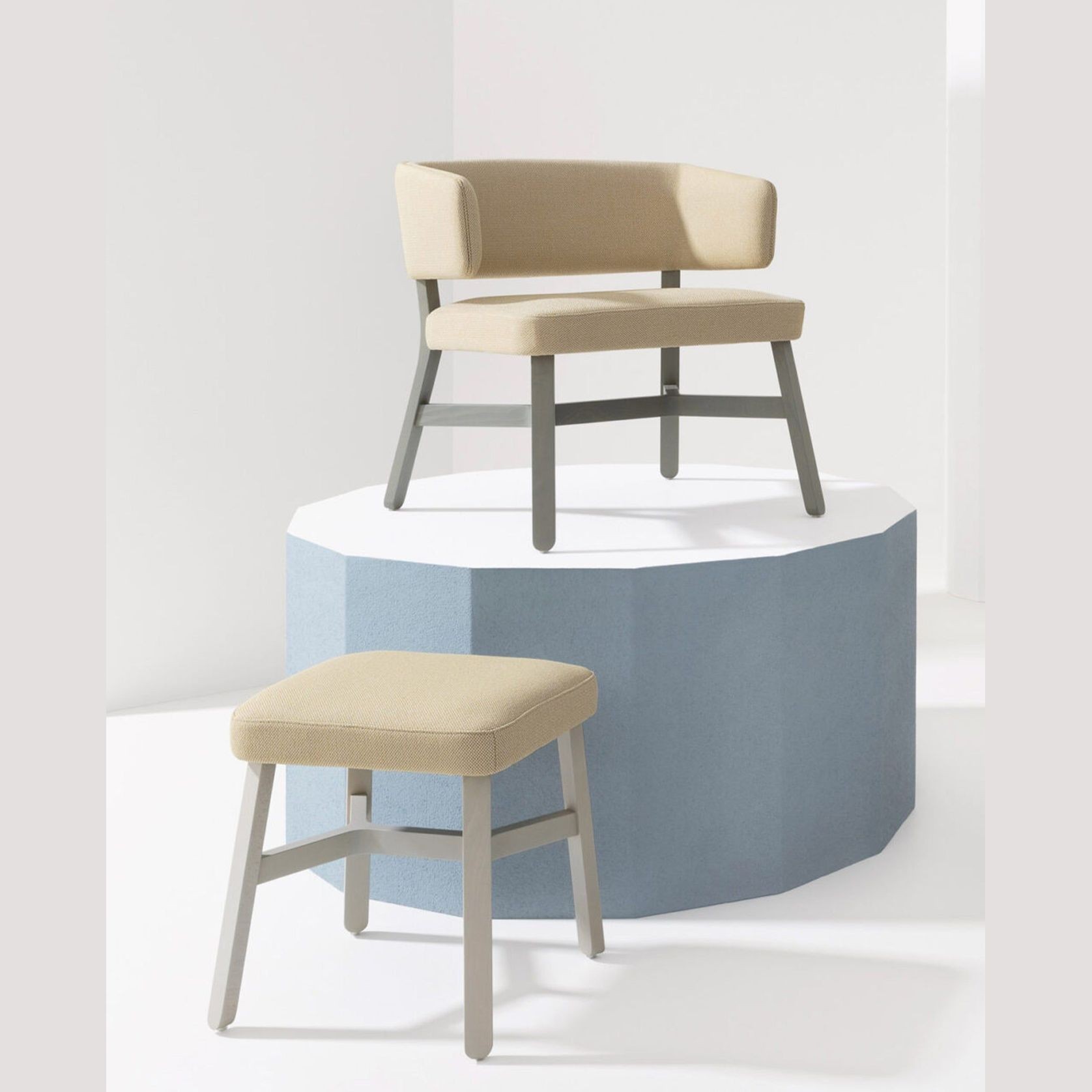 Croissant Low Stool gallery detail image