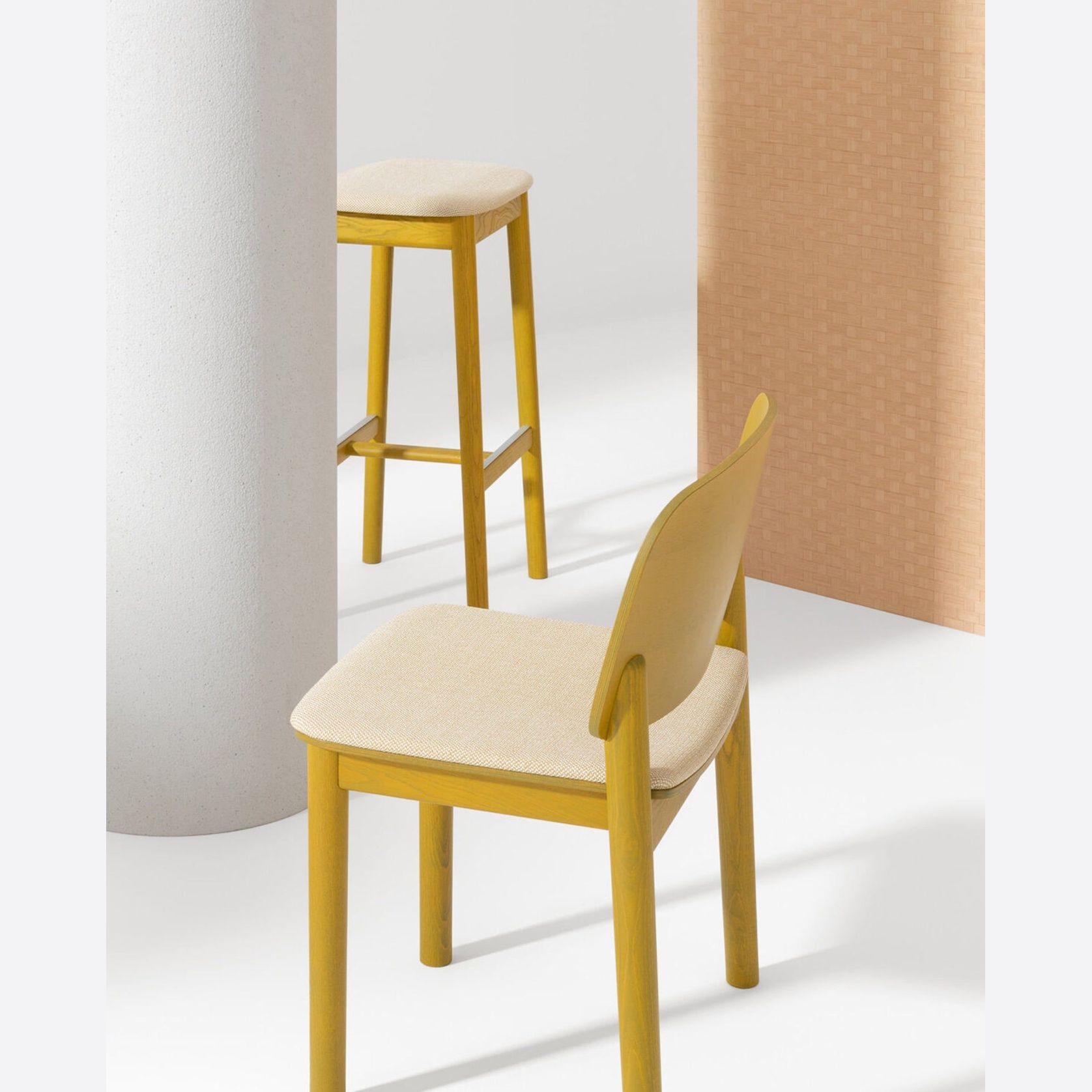 White Stool gallery detail image