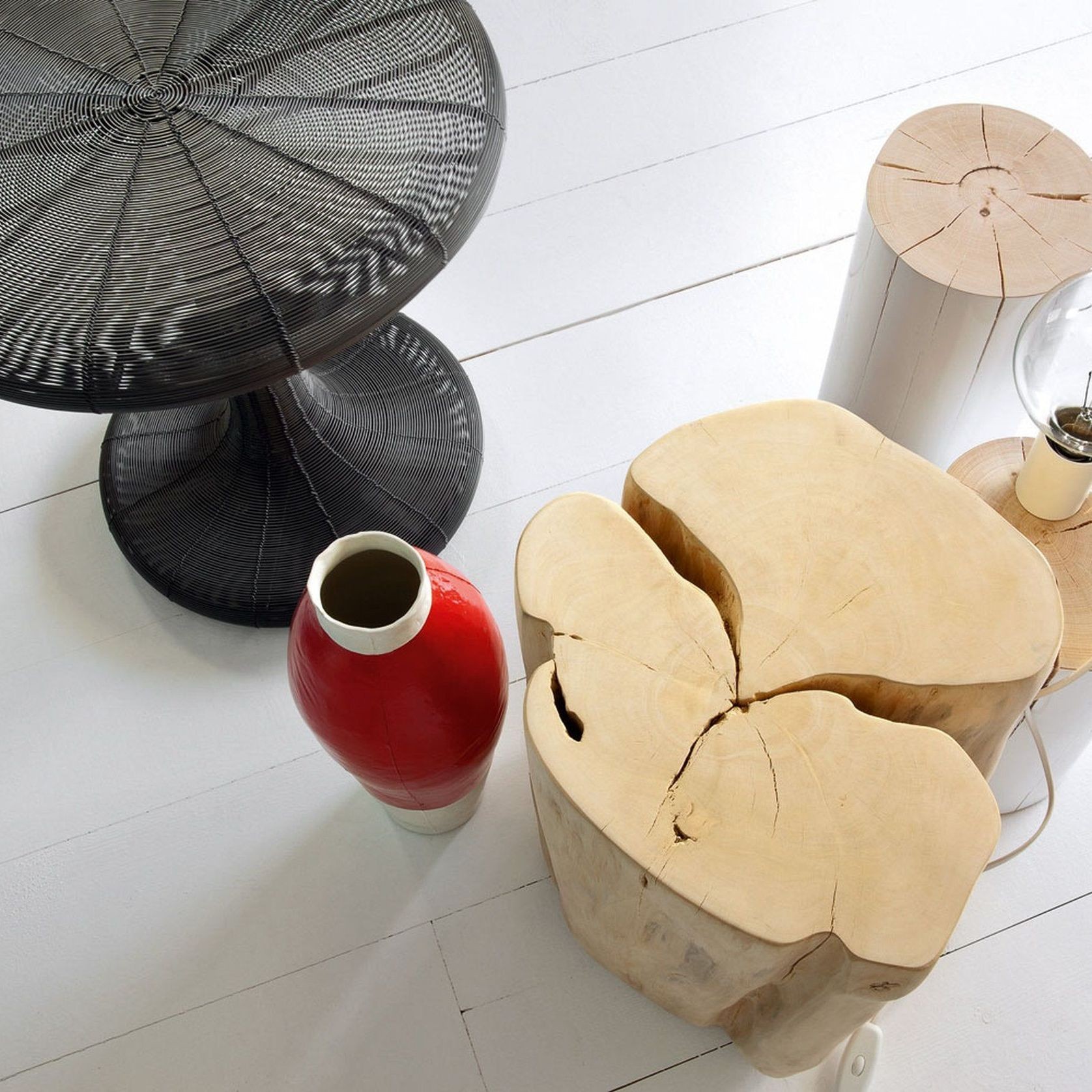 Brick Hornbeam Side Table gallery detail image