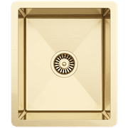 Brushed Brass Gold Maya 380x450 Single Bowl Sink gallery detail image