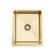 Brushed Brass Gold Maya 380x450 Single Bowl Sink gallery detail image