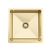 Brushed Brass Gold Nala 450x450 Single Bowl Sink gallery detail image