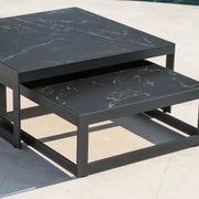 Burford Ceramic Square Coffee Table Set gallery detail image