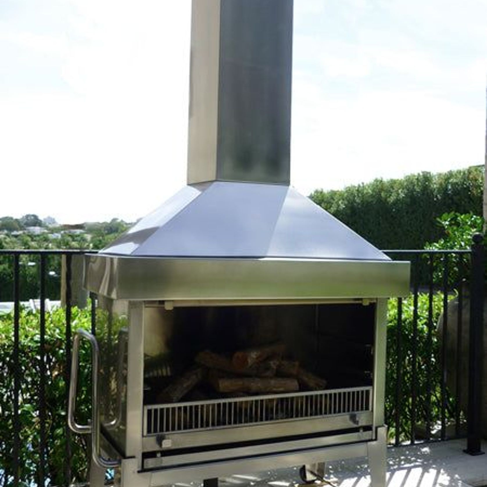 Custom 304 Stainless Fireplace gallery detail image