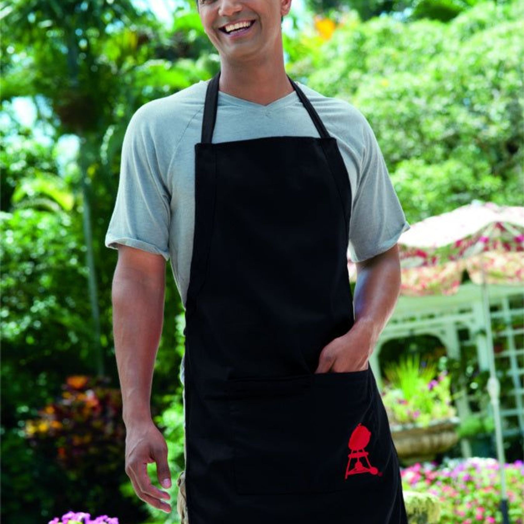 Weber Premium Apron Black gallery detail image
