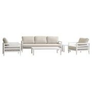 Capri 5pc Lounge Set - White gallery detail image