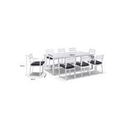 Capri 8 Seater Outdoor Dining Set w/ Santorini Chairs gallery detail image