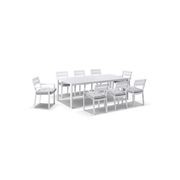 Capri 8 Seater Outdoor Dining Set w/ Santorini Chairs gallery detail image