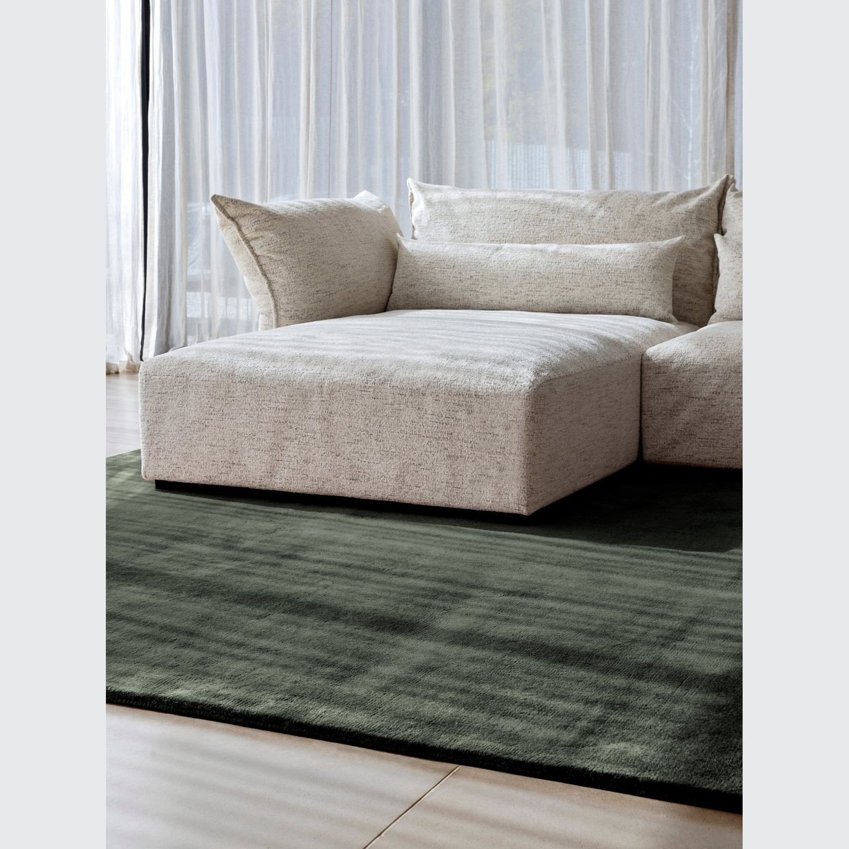 Cashmere Rug | Sage gallery detail image