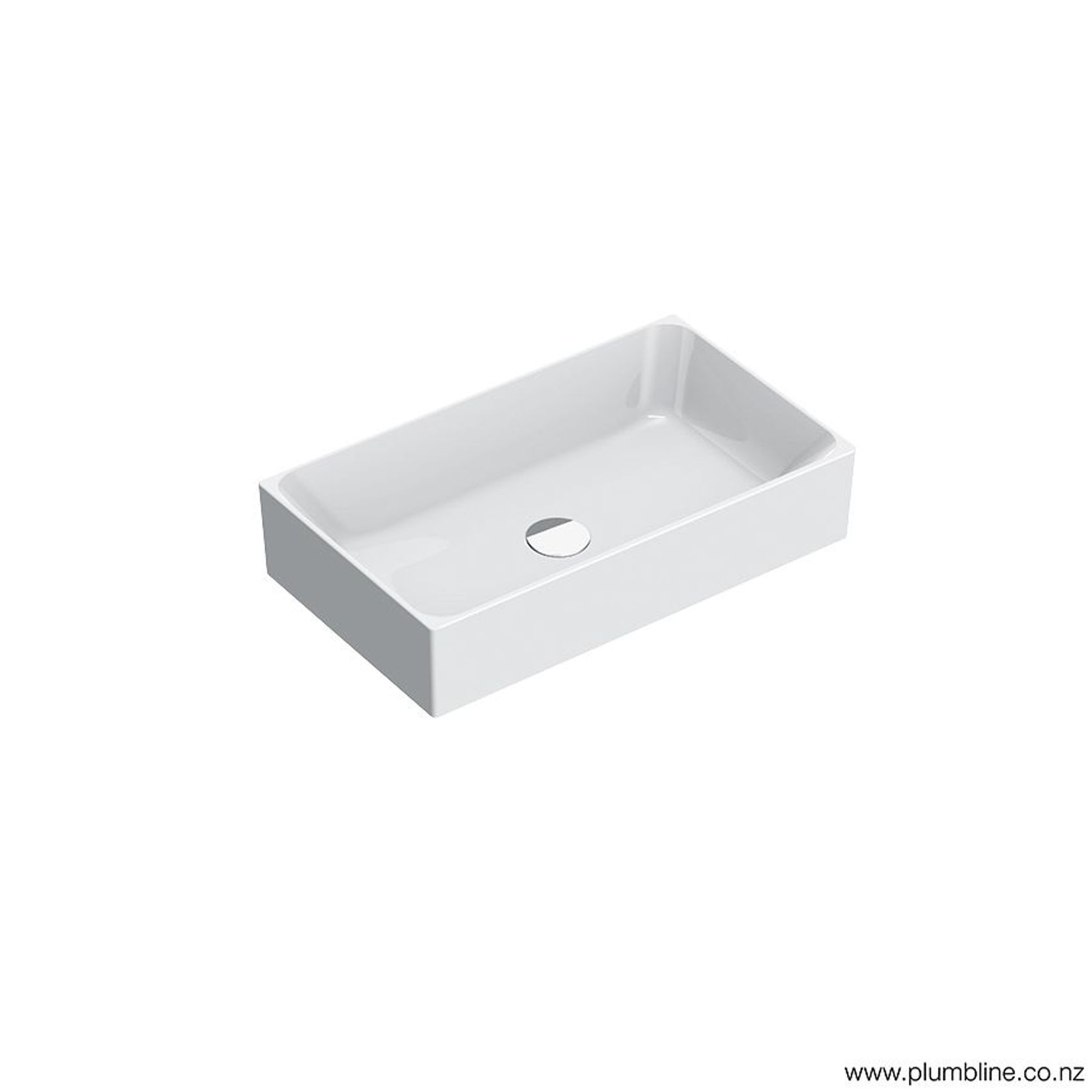 Verso 60 Rectangle Vessel Basin White gallery detail image