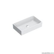 Verso 60 Rectangle Vessel Basin White gallery detail image
