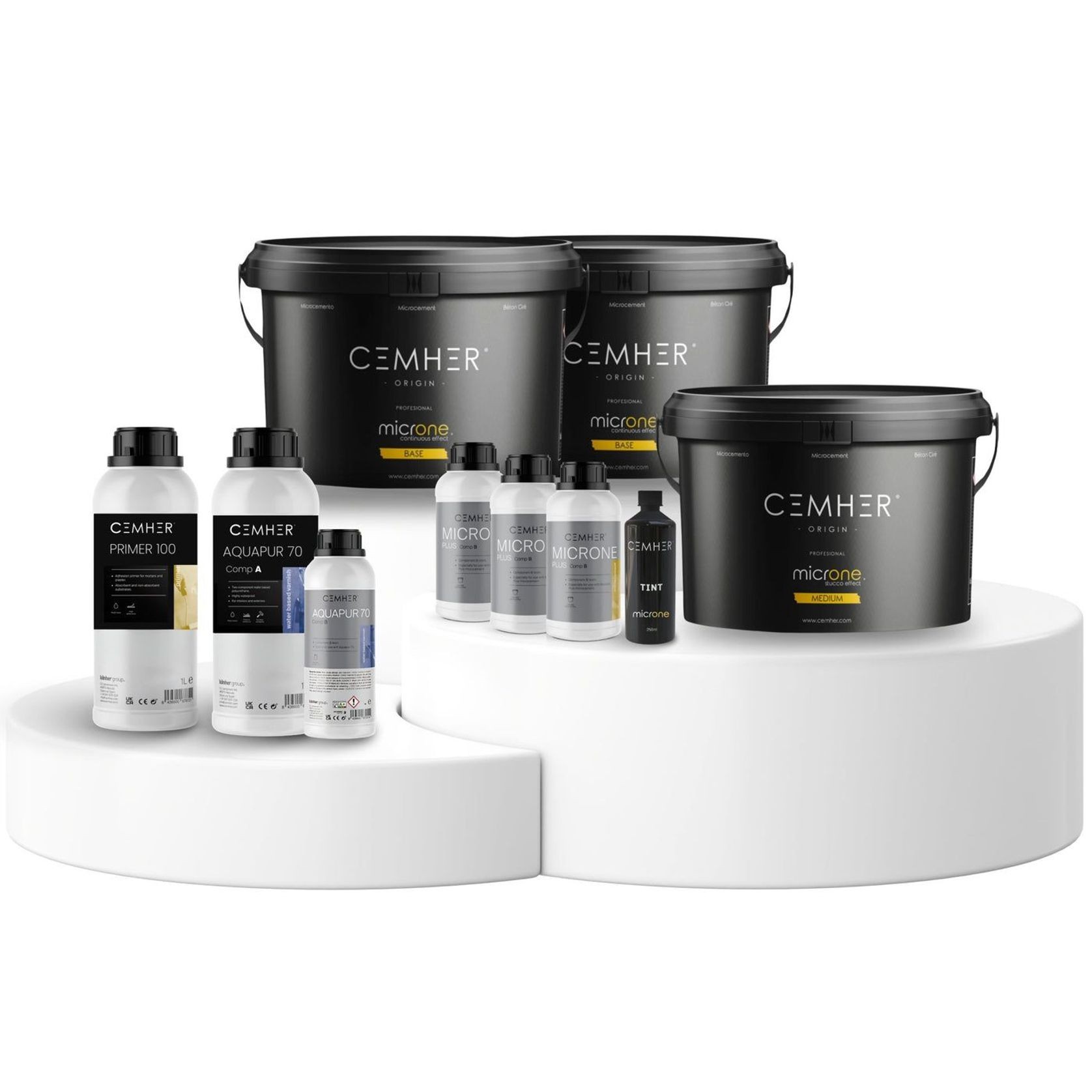 Cemher Microcement Microne Plus+ Kit - 10M2 gallery detail image