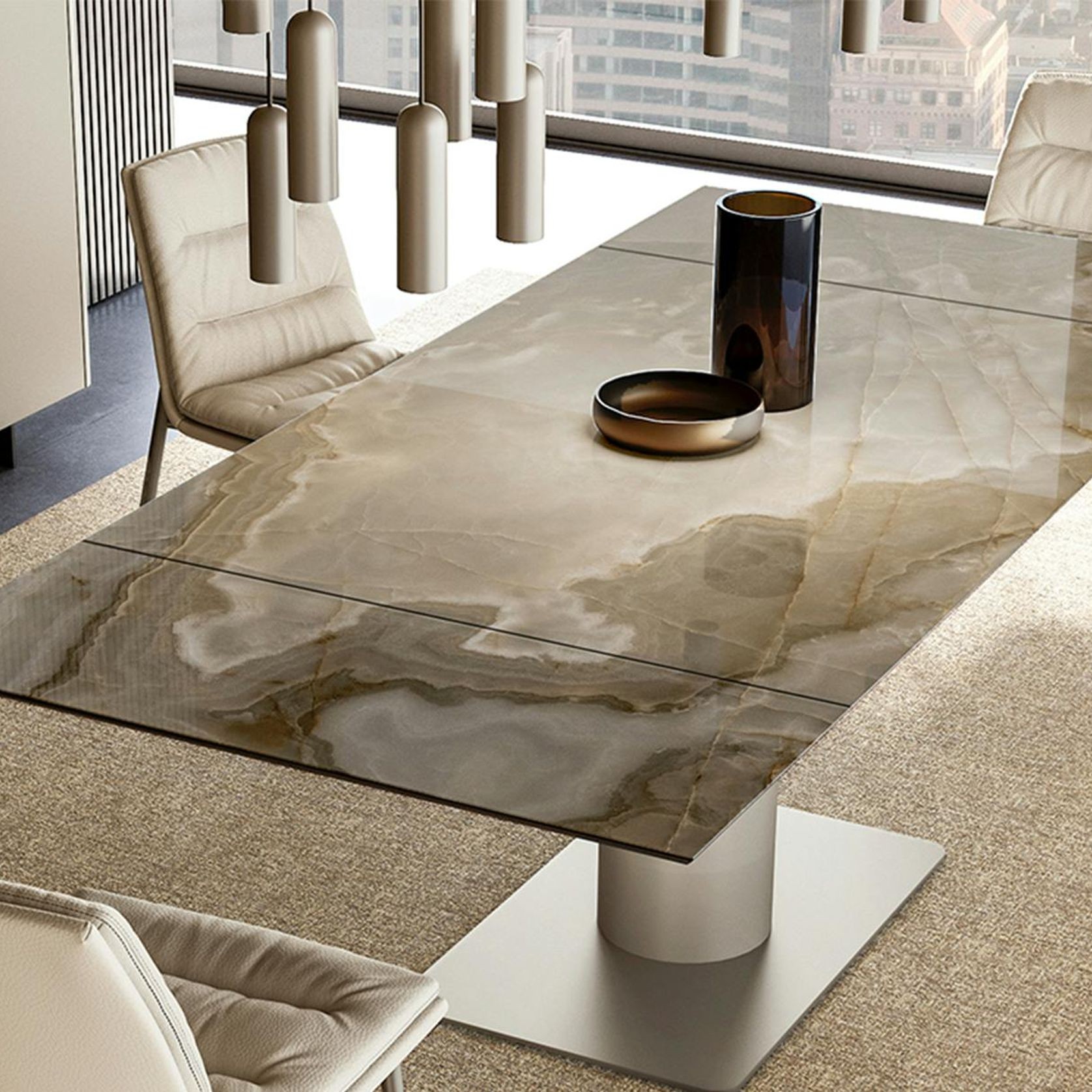 Cilindro Extendable Dining Table gallery detail image