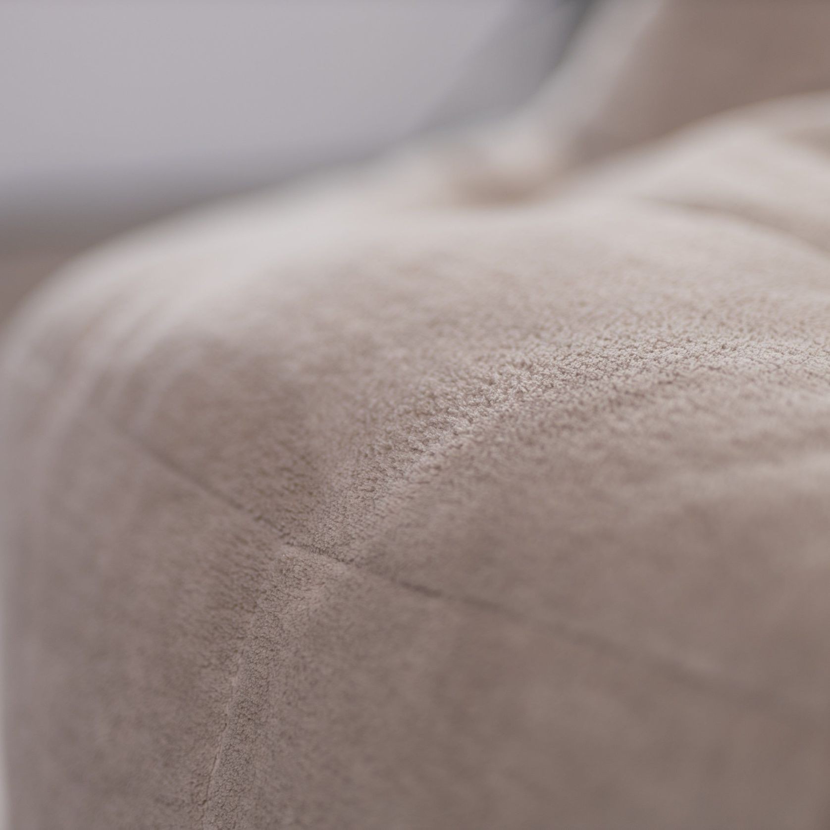 Plush Lounger Bean Bag Chair - Champagne Latte gallery detail image
