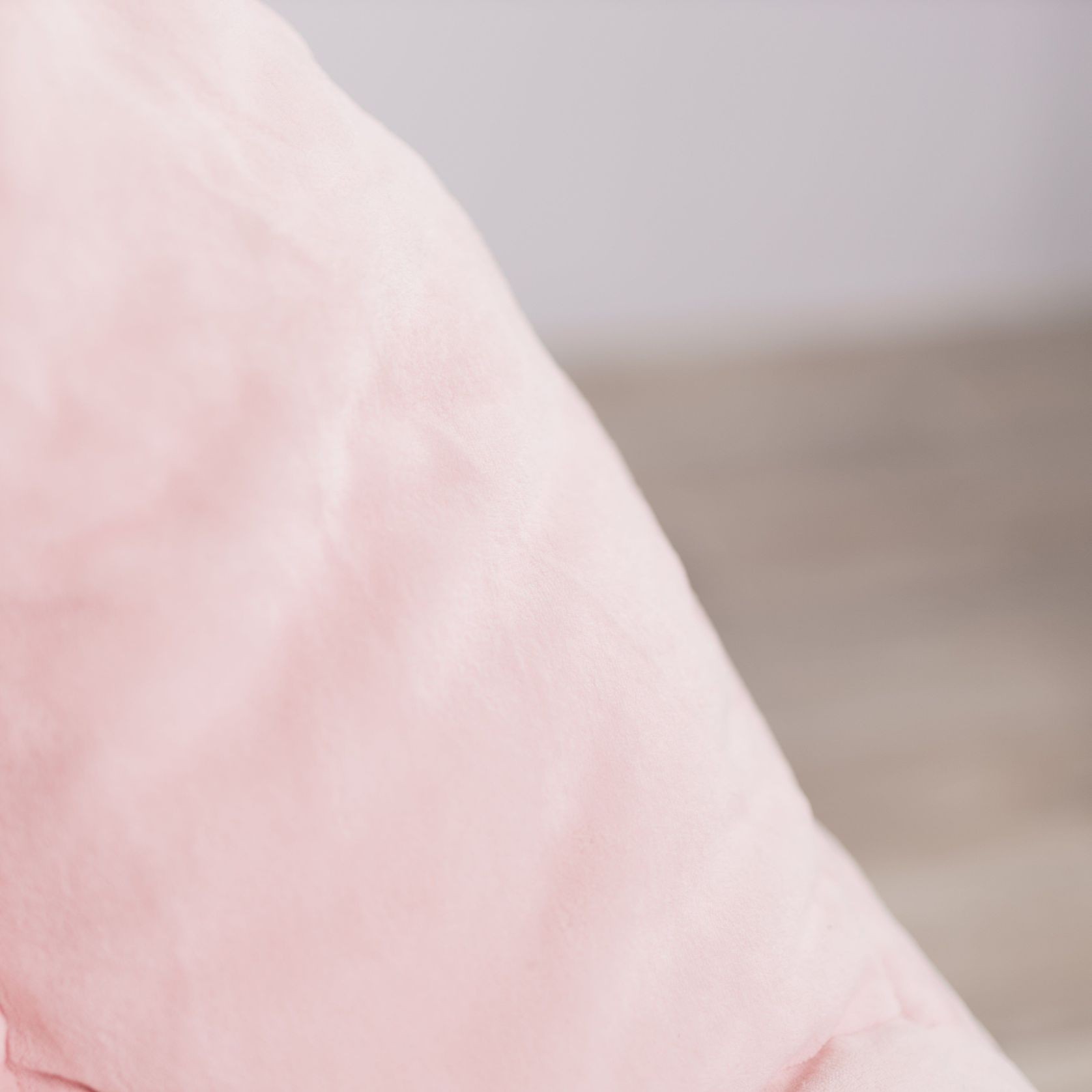 Plush Fur Lounger Bean Bag Chair - Soft Pink gallery detail image