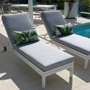 Coast Sun Lounger White gallery detail image