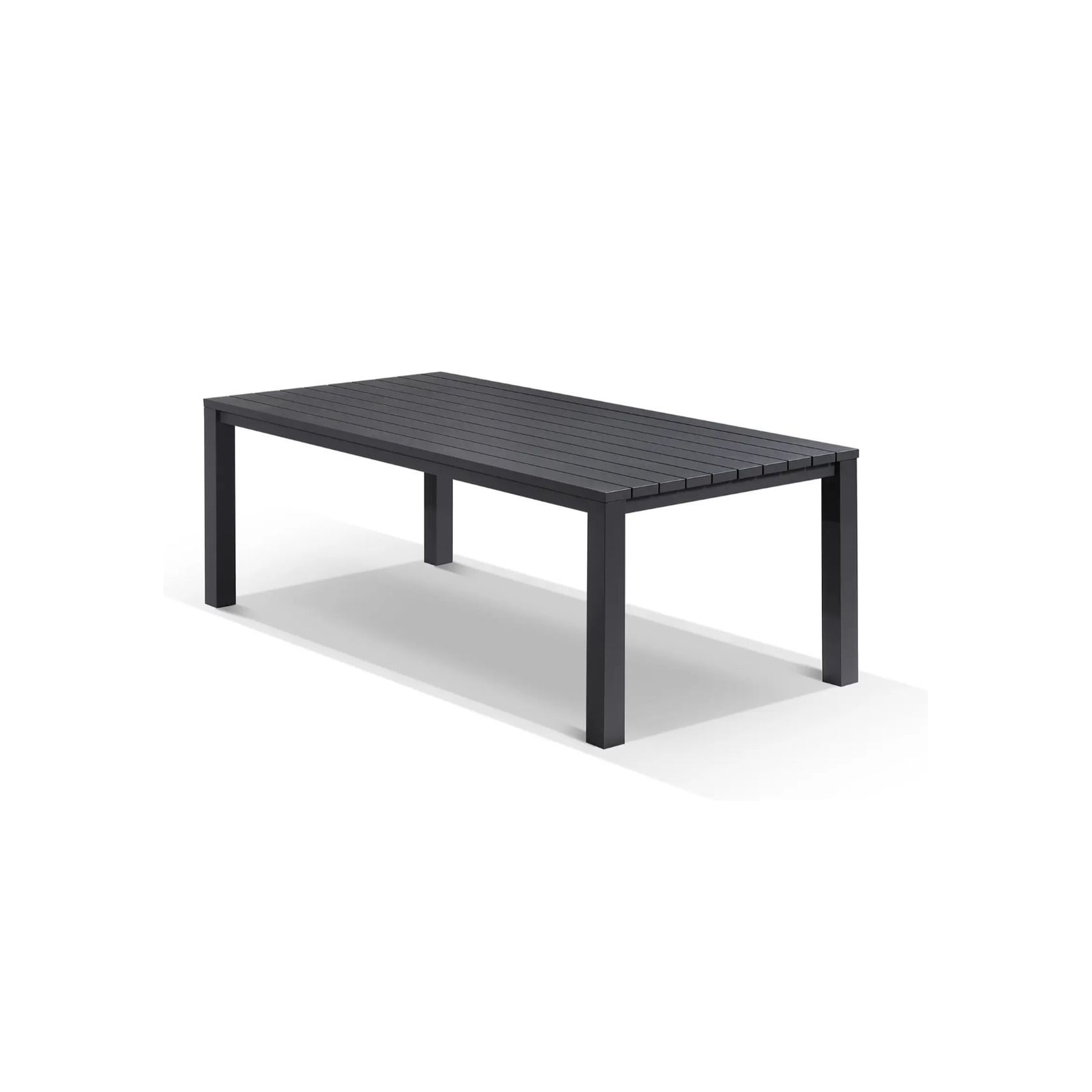 Cove Outdoor Dining Table 220cm | Charcoal gallery detail image