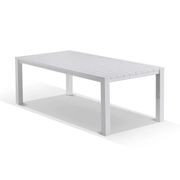 Cove Outdoor Dining Table 220cm | White gallery detail image