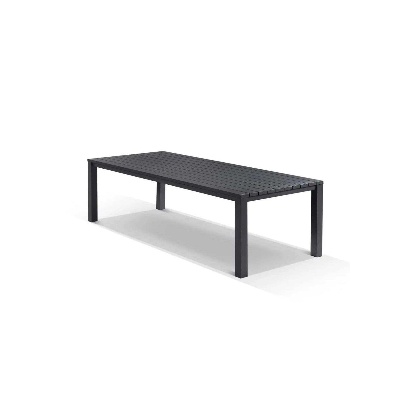 Cove Outdoor Dining Table 280cm | Charcoal gallery detail image