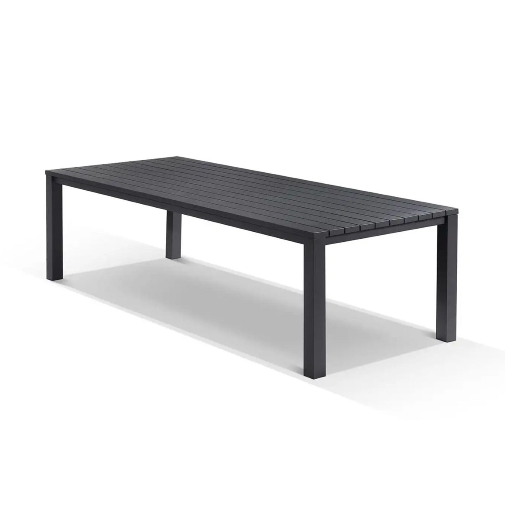 Cove Outdoor Dining Table 280cm | Charcoal gallery detail image
