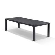 Cove Outdoor Dining Table 280cm | Charcoal gallery detail image