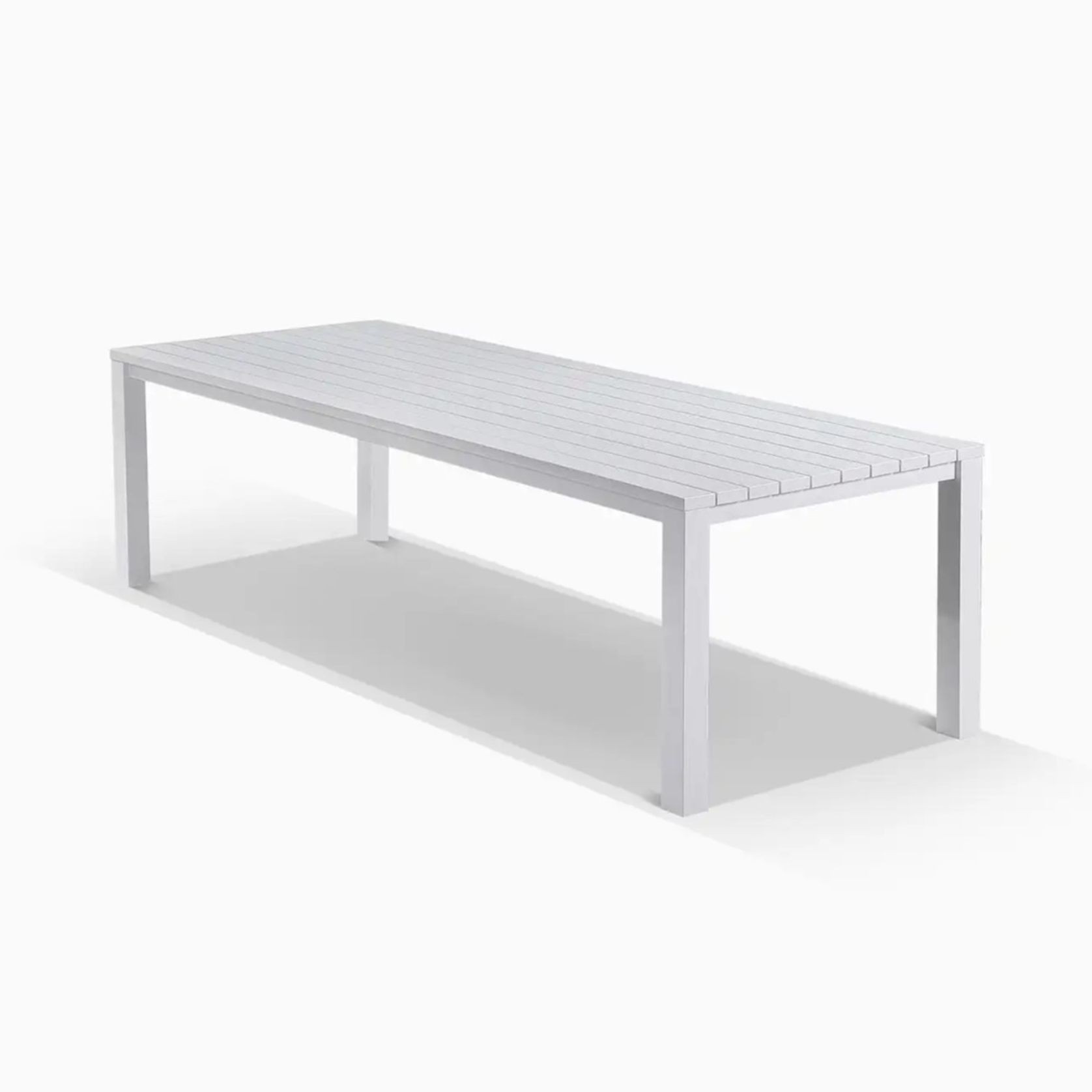 Cove Outdoor Dining Table 280cm | White gallery detail image