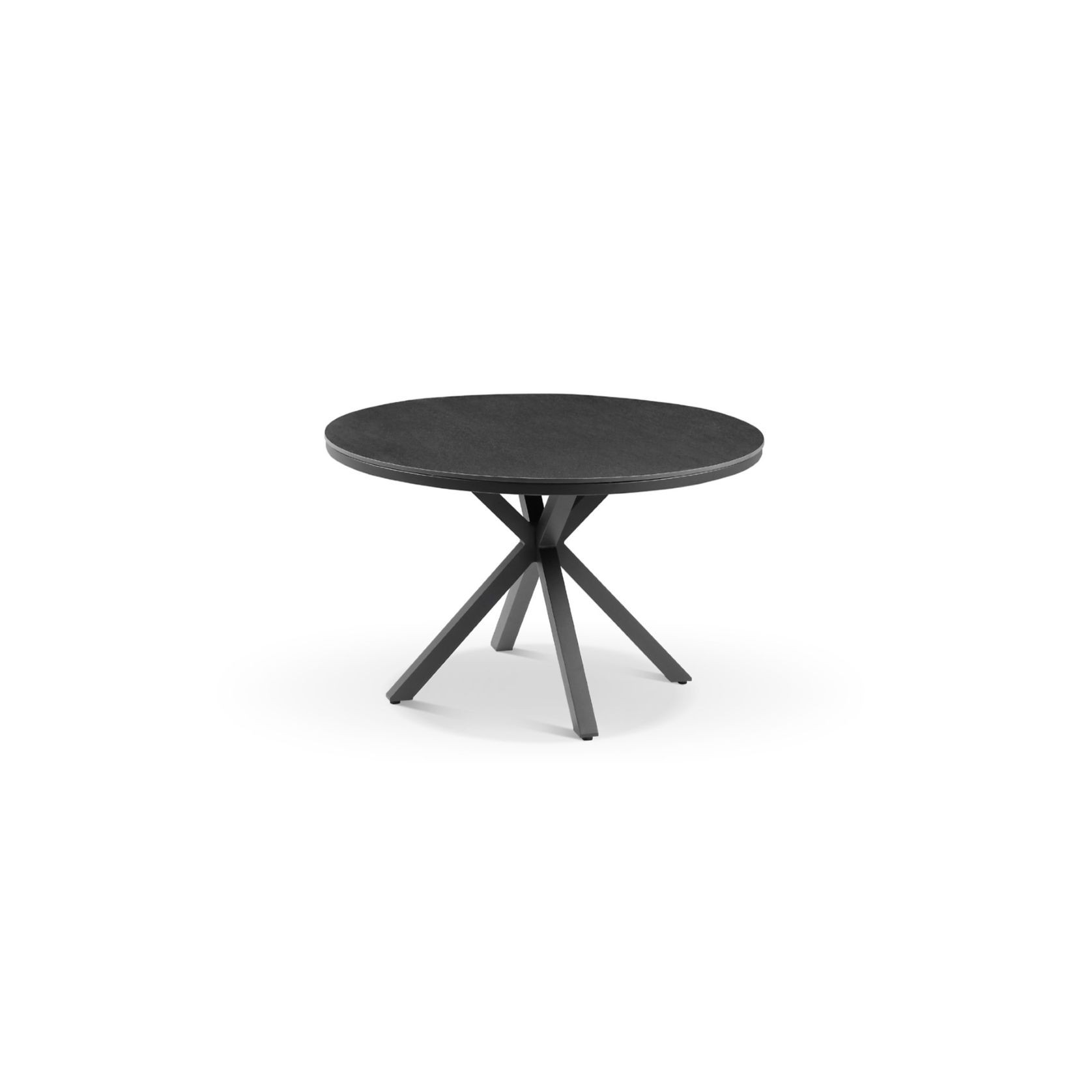 Cove Round Ceramic Table with Cove Chairs 5pc Set  - Charcoal gallery detail image