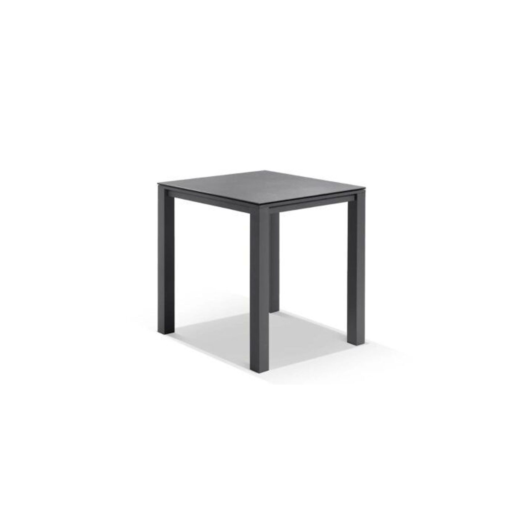 Cove Ceramic Bar Table - Charcoal - 95 x 95 x 105cm gallery detail image