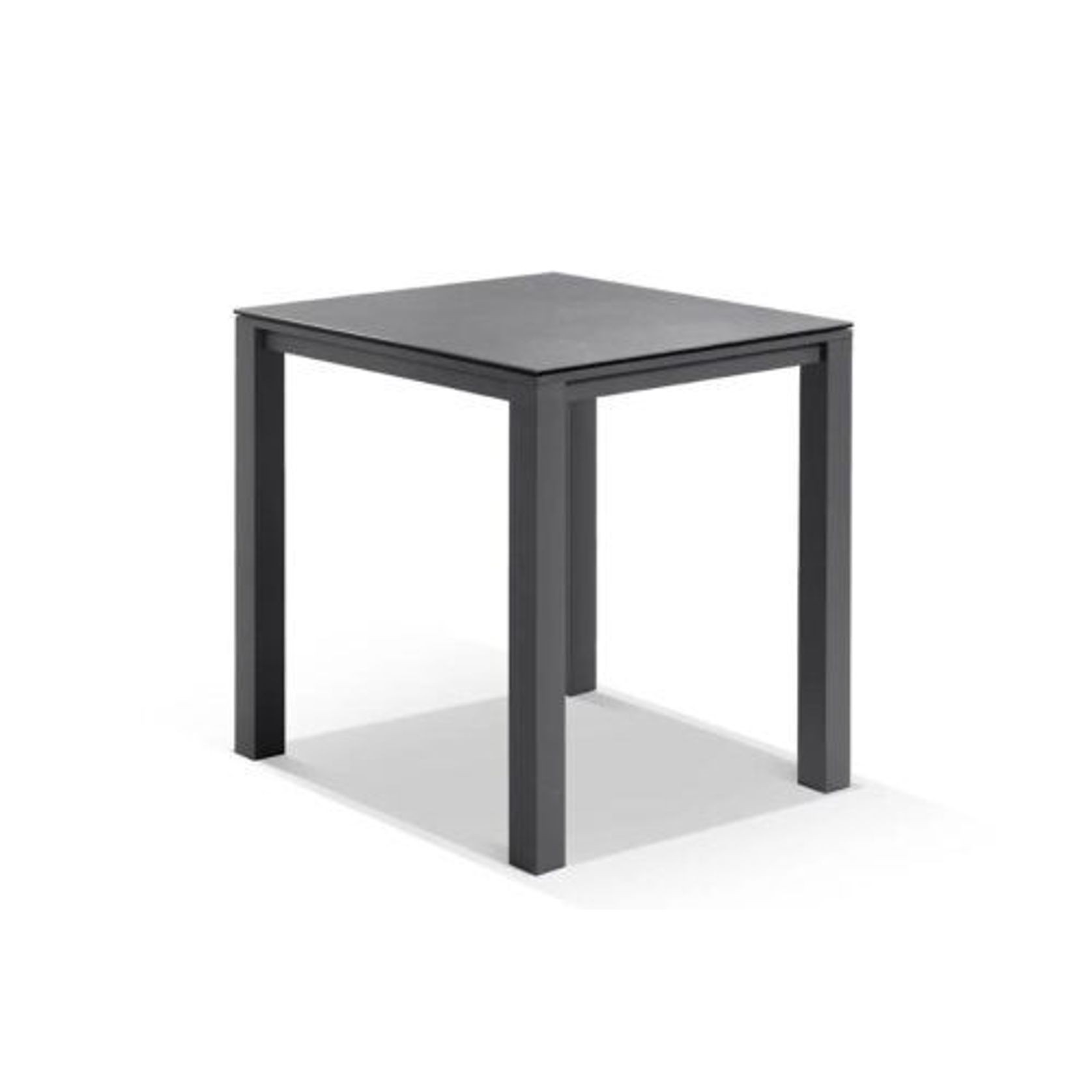 Cove Ceramic Bar Table - Charcoal - 95 x 95 x 105cm gallery detail image