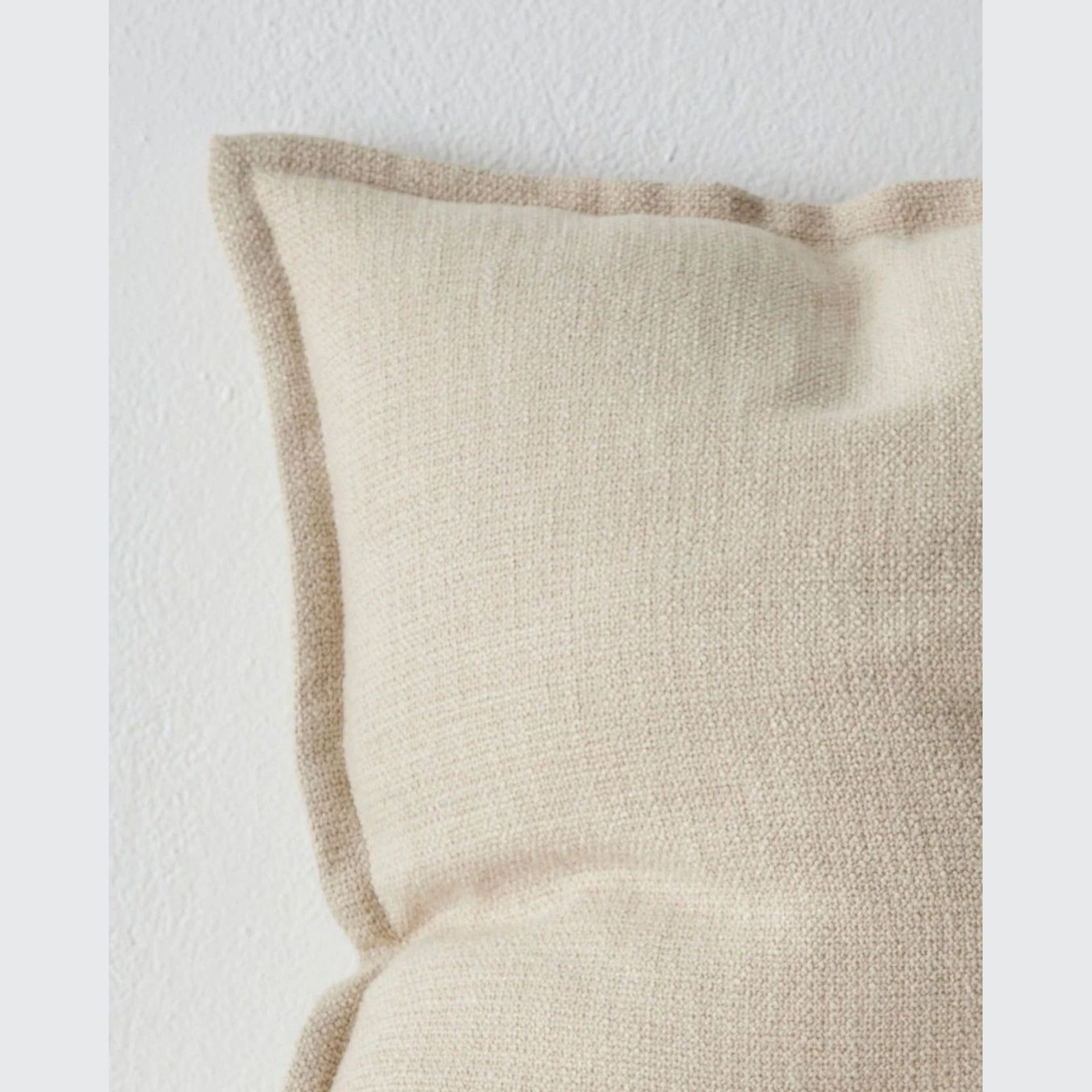 Weave Home Figlio Cushion -  Oyster | 50 x 50cm gallery detail image