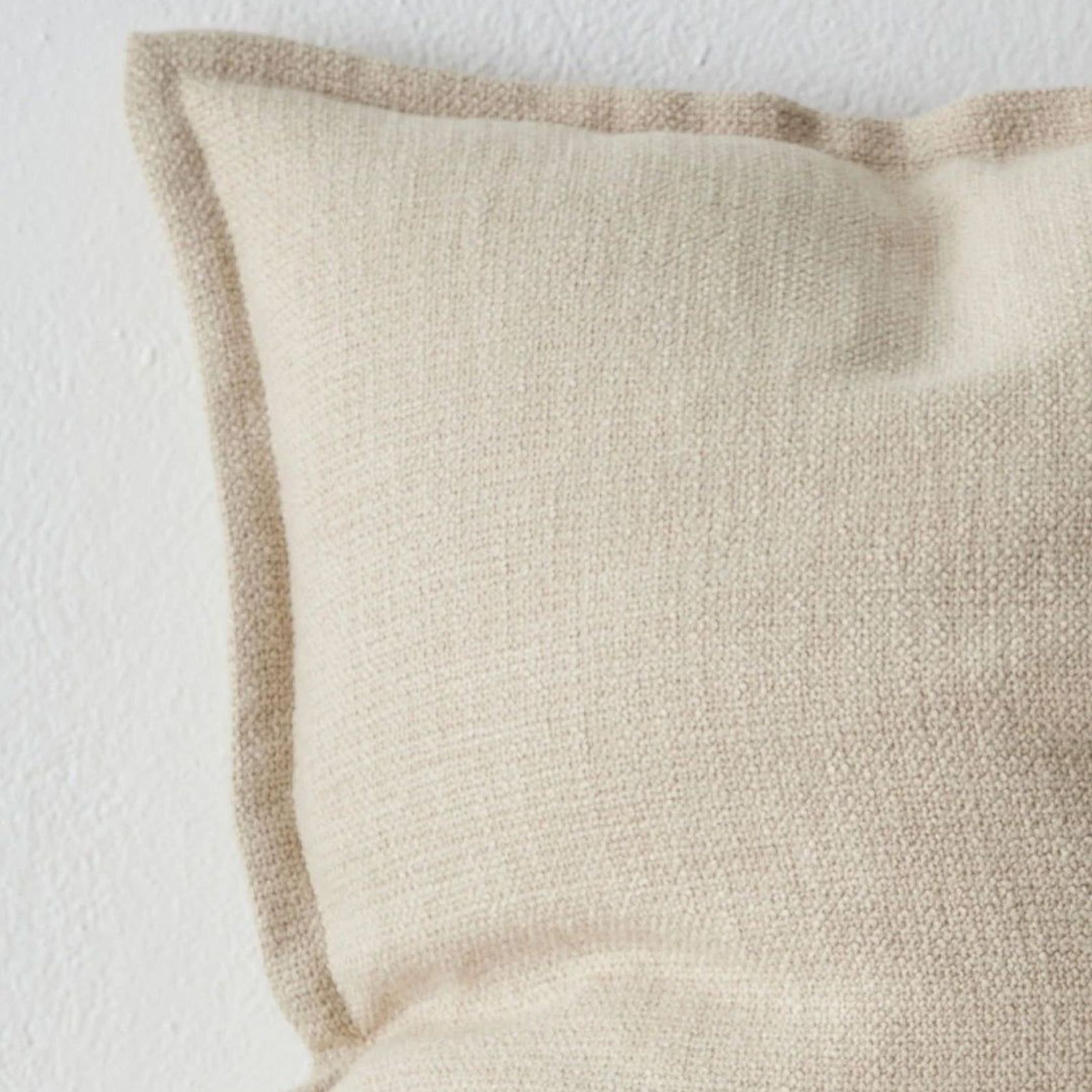 Weave Home Figlio Cushion -  Oyster | 50 x 50cm gallery detail image