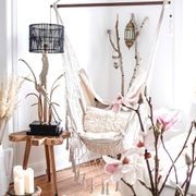 Aruba | Cream Hammock Hanging Chair gallery detail image