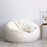 Pierre Fur Bean Bag - Ivory gallery detail image