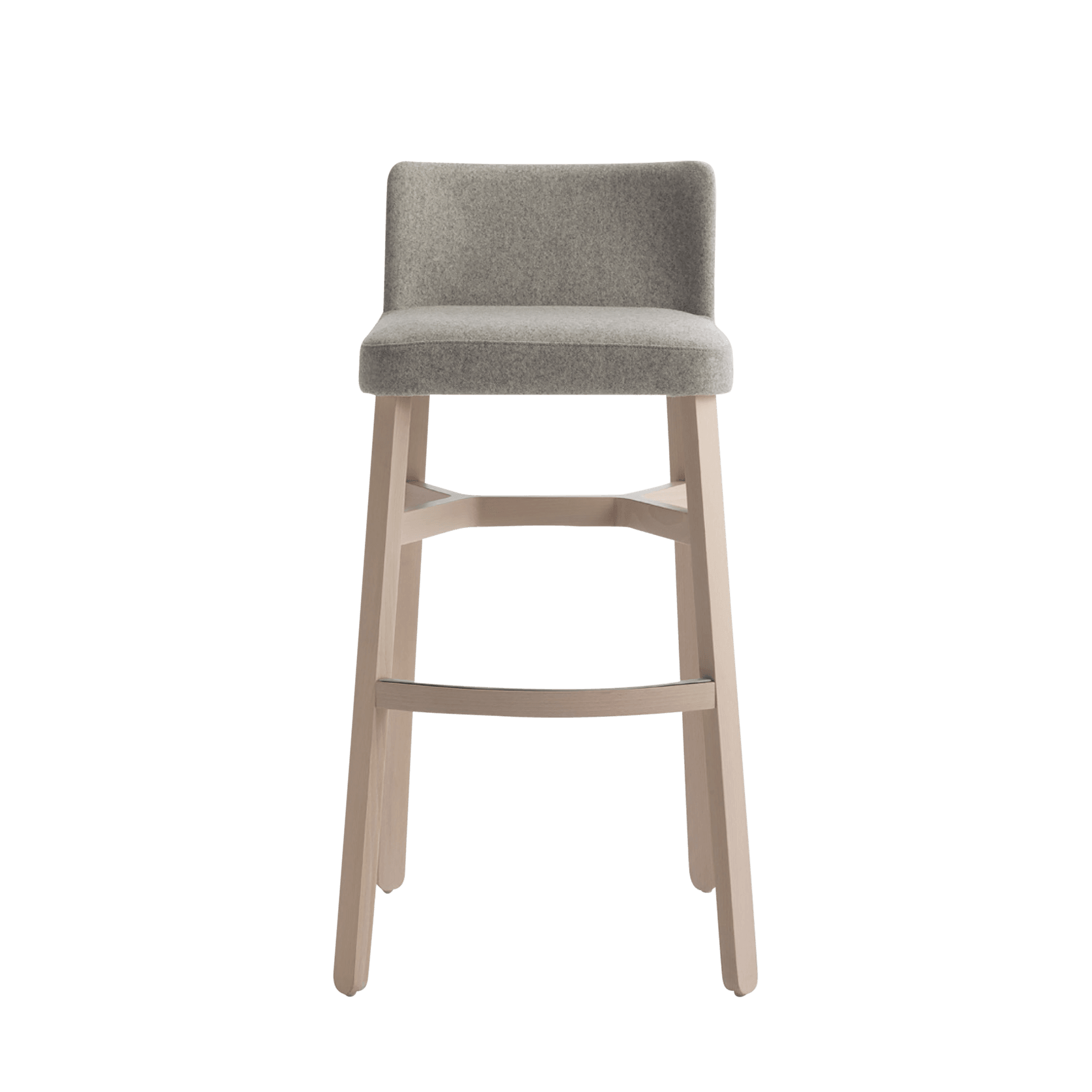 Croissant Stool with Backrest gallery detail image
