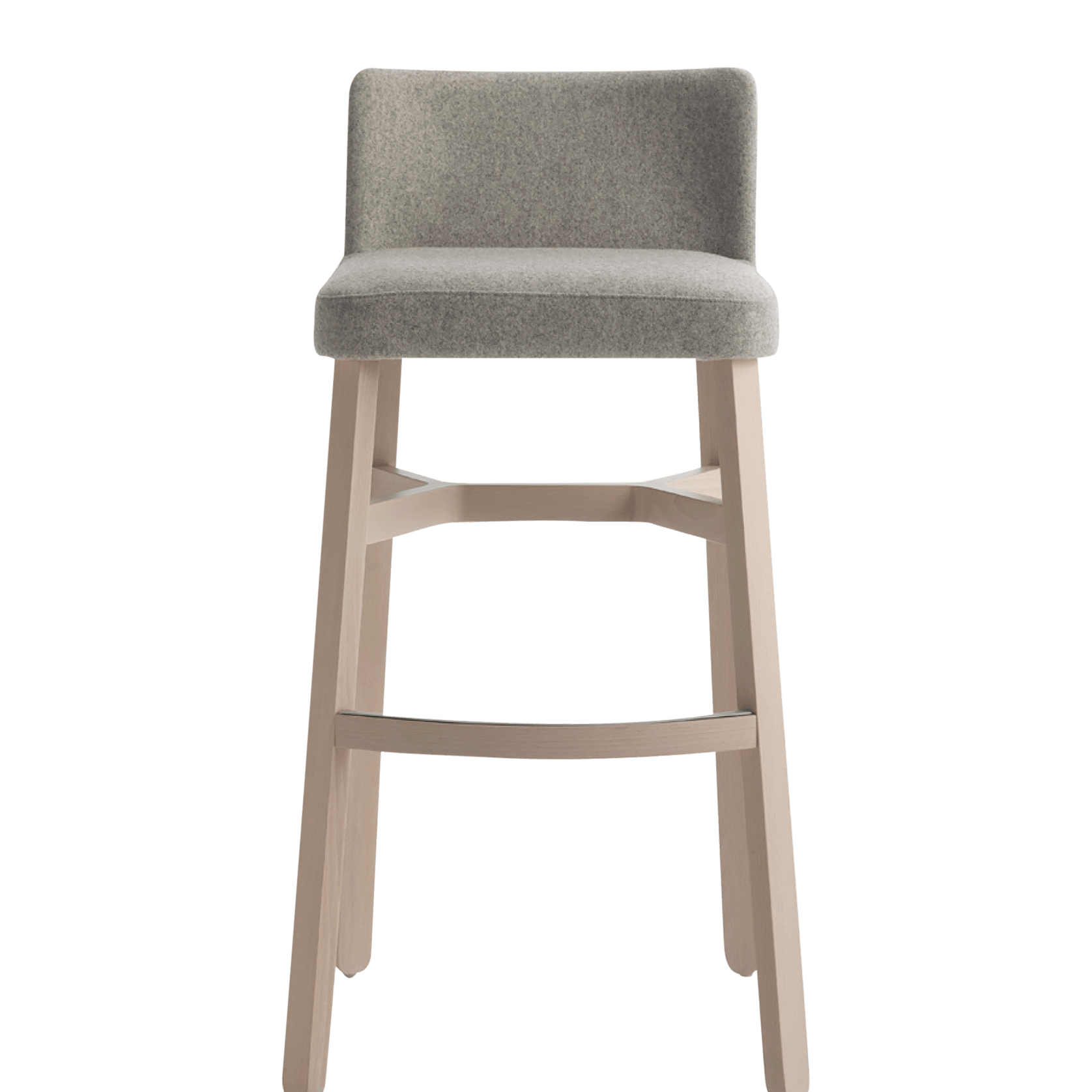 Croissant Stool with Backrest gallery detail image