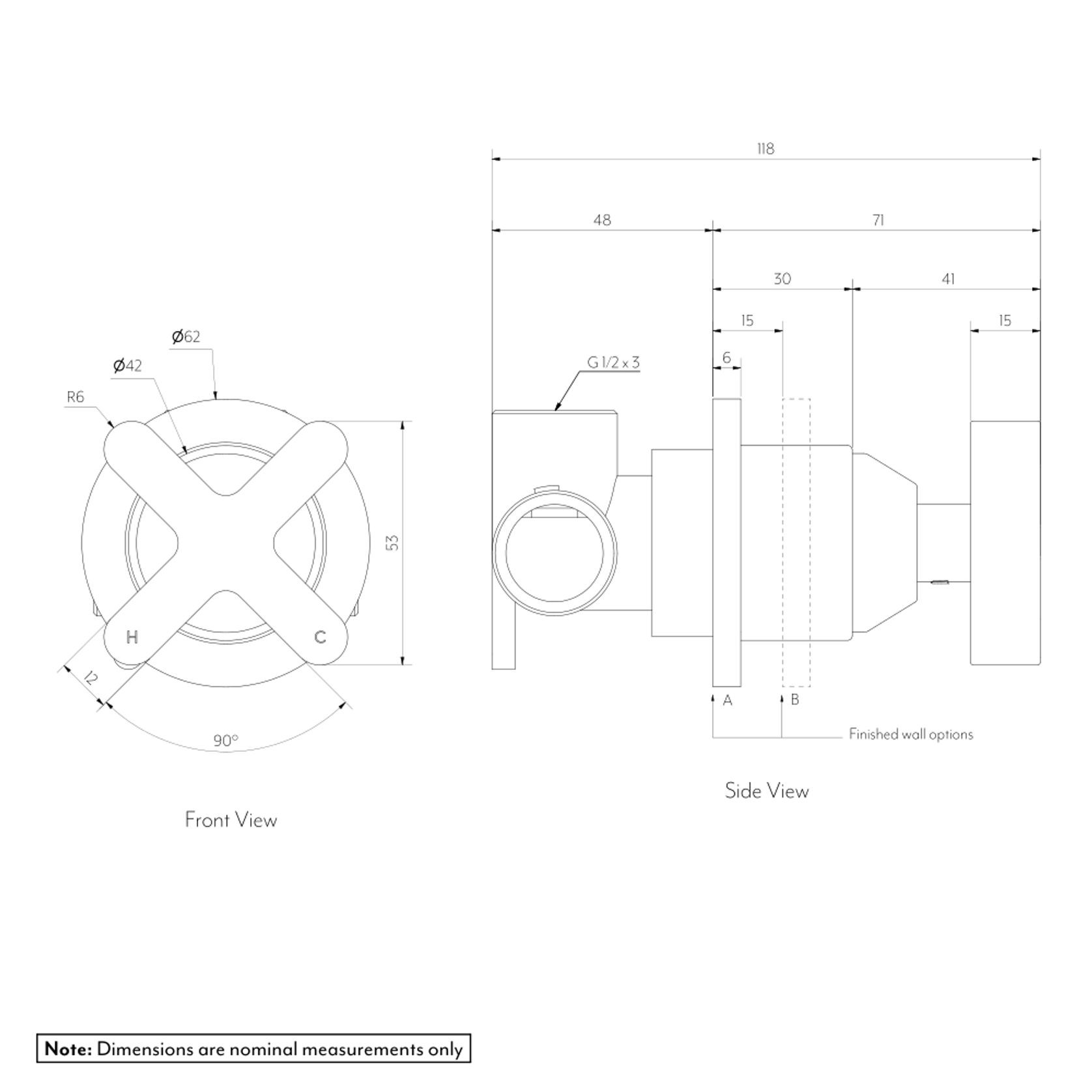 Cross | Progressive Single Mixer | Chrome gallery detail image