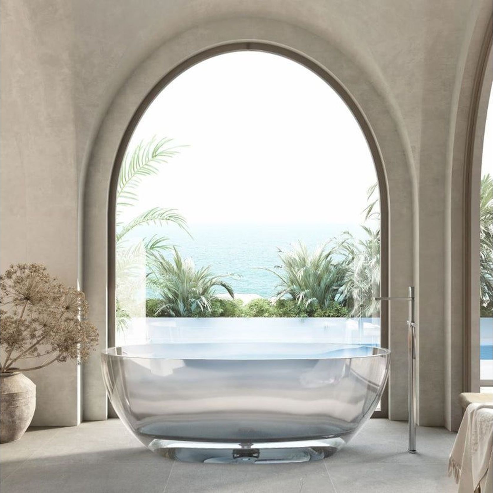 Wow Translucency Resin Stone Bath 1700mm gallery detail image