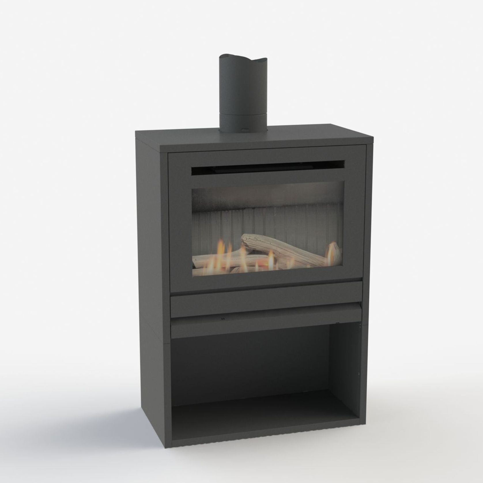 SS850 Gas Fireplace (Freestanding) gallery detail image