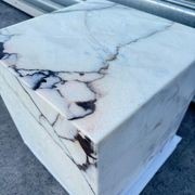 Cube Side Table - Peach Pink Rose Marble gallery detail image