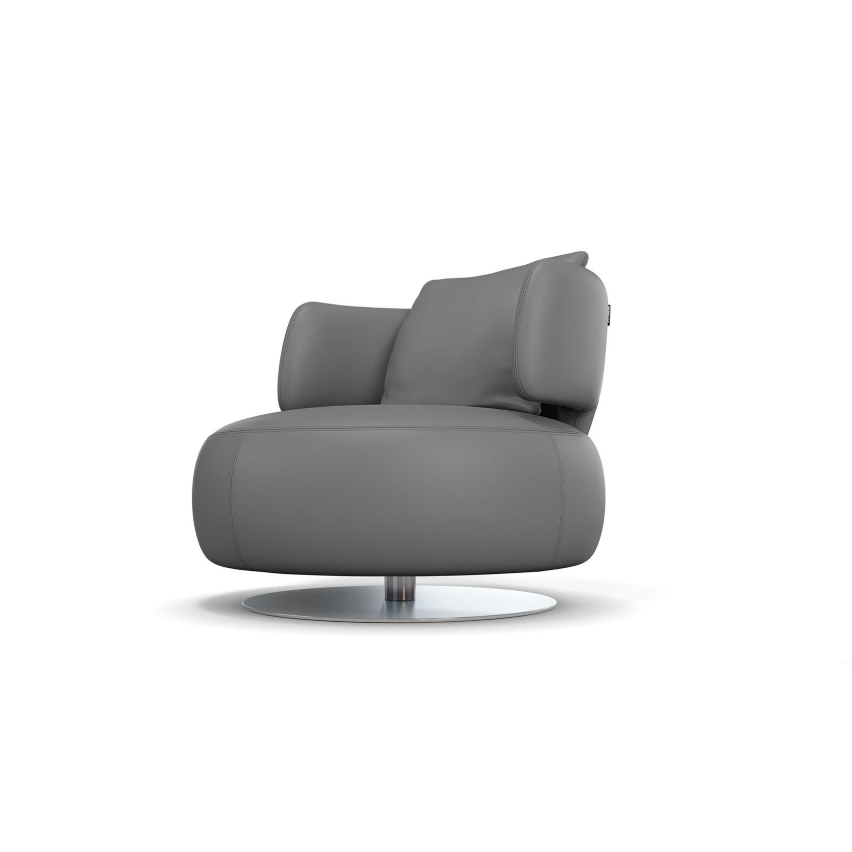 Curl Tendresse Leather Armchair gallery detail image