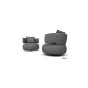 Curl Tendresse Leather Armchair gallery detail image