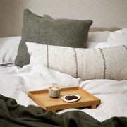 Baya Kalahari Cushion - Ecru | Long Lumbar Shape gallery detail image