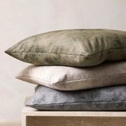 Baya Theo Velvet Cushion - Clover | Large 60 x 60cm gallery detail image