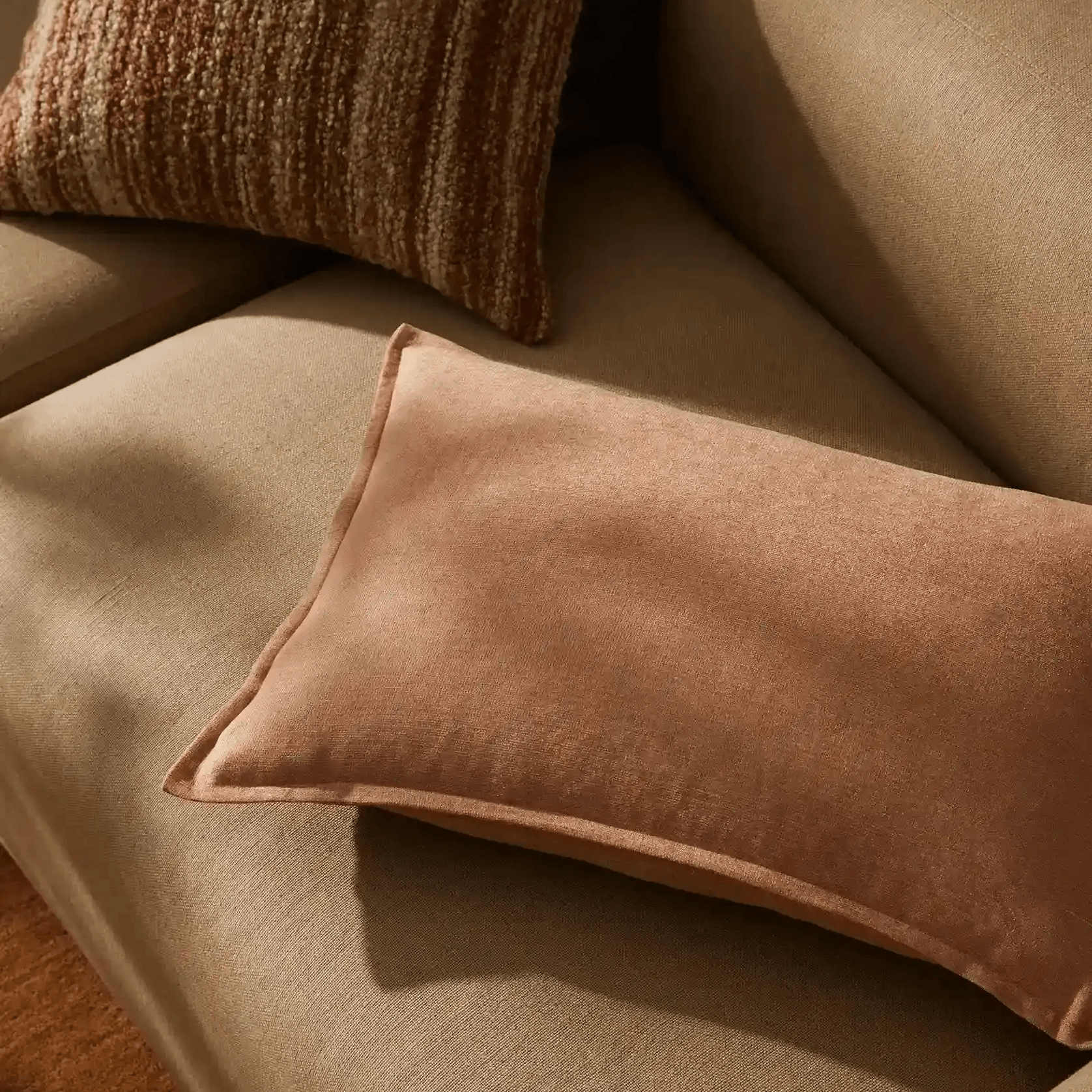 Weave Home Fiore Cushion - Clay | Square and Lumbar gallery detail image