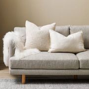 Baya Cyprian Cushion - Oatmeal | Two Sizes gallery detail image