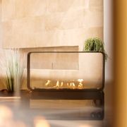 Decoflame Austin Freestanding BEV Net Zero Fireplace gallery detail image